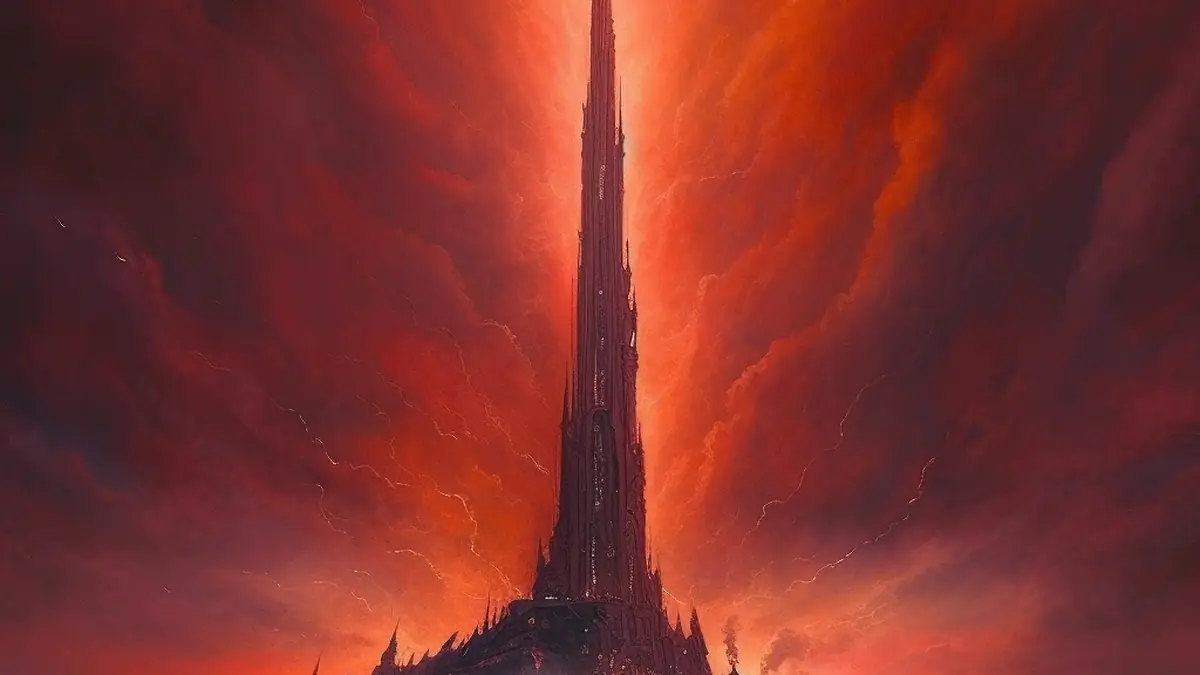 Crimson Spire artwork from Shadow Slave Fandom